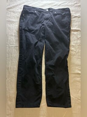Calvin Klein Woman’s Skinny Crop Jeans Black Size 14